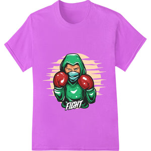 Fierce Green Boxing Character Ready to Rumble - SUPERDTF - DTF Prints - DTF Transfers - Custom DTF Prints