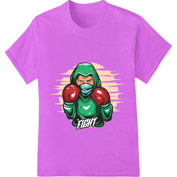 Fierce Green Boxing Character Ready to Rumble - SUPERDTF - DTF Prints - DTF Transfers - Custom DTF Prints