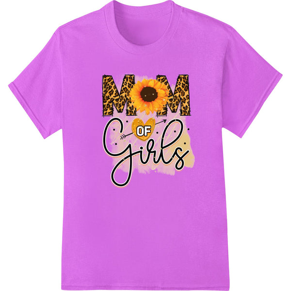 Fierce Leopard Print Sunflower Mom of Girls Mother's Day - SUPERDTF - DTF Prints - DTF Transfers - Custom DTF Prints