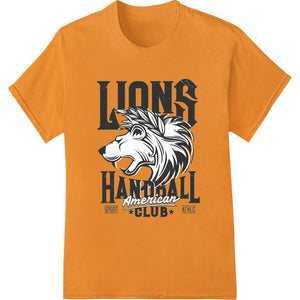 Fierce Lions Handball Club - Bold DTF Print Heat Transfer - SUPERDTF - DTF Prints - DTF Transfers - Custom DTF Prints