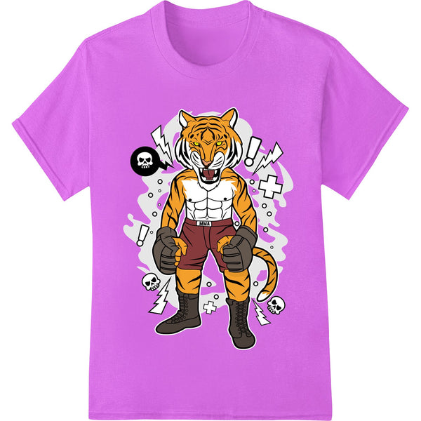 Fierce Muscular Tiger - Unleash Your Wild Side - SUPERDTF - DTF Prints - DTF Transfers - Custom DTF Prints