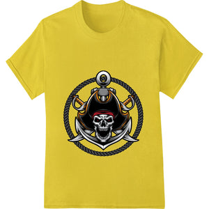 Fierce Pirate Skull: Bold DTF Print for Edgy Style - SUPERDTF - DTF Prints - DTF Transfers - Custom DTF Prints