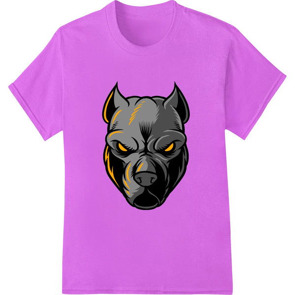 Fierce Pitbull Geometric Illustration DTF Heat Transfer - SUPERDTF - DTF Prints - DTF Transfers - Custom DTF Prints