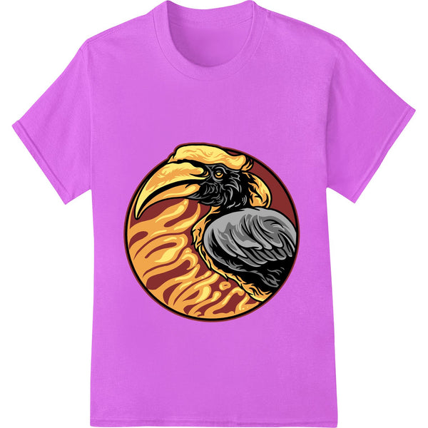 Fierce Raven in Flames - Edgy Halloween Heat Transfer - SUPERDTF - DTF Prints - DTF Transfers - Custom DTF Prints