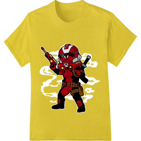 Fierce Red Soldier Trooper DTF Heat Transfer | Gaming Gear - SUPERDTF - DTF Prints - DTF Transfers - Custom DTF Prints