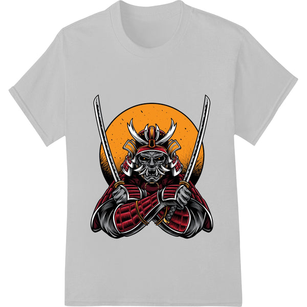 Fierce Samurai Demon Warrior DTF Print Heat Transfer - SUPERDTF - DTF Prints - DTF Transfers - Custom DTF Prints