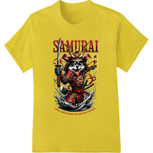 Fierce Samurai Dog: Unleash Your Inner Warrior - SUPERDTF - DTF Prints - DTF Transfers - Custom DTF Prints