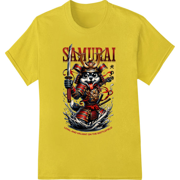 Fierce Samurai Dog: Unleash Your Inner Warrior - SUPERDTF - DTF Prints - DTF Transfers - Custom DTF Prints