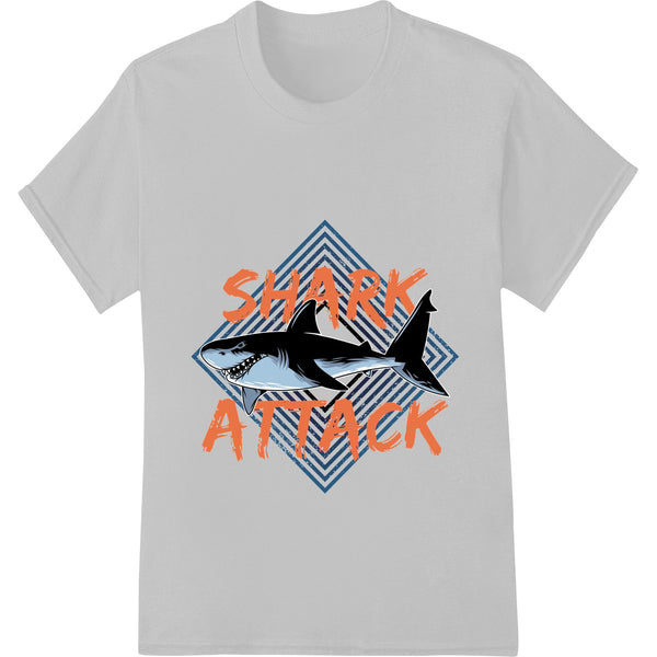 Fierce 'Shark Attack' DTF Print Heat Transfer - SUPERDTF - DTF Prints - DTF Transfers - Custom DTF Prints