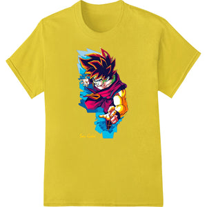 Fierce Son Goku Dragon Ball Z Super DTF Heat Transfer - SUPERDTF - DTF Prints - DTF Transfers - Custom DTF Prints