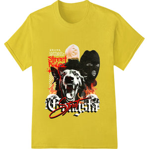 Fierce Street Style: Rebel Dog DTF Print Heat Transfer - SUPERDTF - DTF Prints - DTF Transfers - Custom DTF Prints