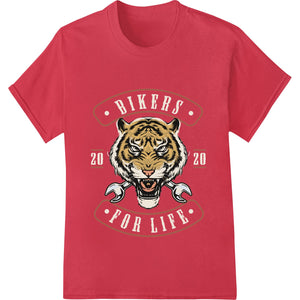 Fierce Tiger Motorcycle Club Emblem - Hawkins Garage Lives - SUPERDTF - DTF Prints - DTF Transfers - Custom DTF Prints