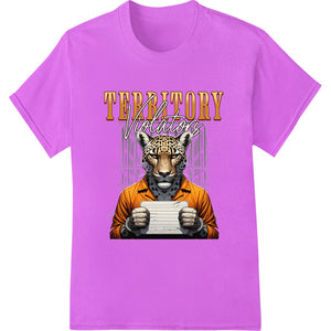 Fierce Tiger Mugshot Territory Violators DTF Print - SUPERDTF - DTF Prints - DTF Transfers - Custom DTF Prints