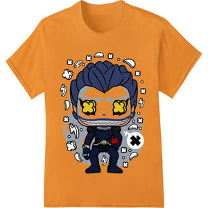 Fierce Vampire Cartoon Heat Transfer for Halloween Apparel - SUPERDTF - DTF Prints - DTF Transfers - Custom DTF Prints