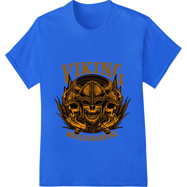 Fierce Viking Warrior Skull - Unleash Your Inner Strength - SUPERDTF - DTF Prints - DTF Transfers - Custom DTF Prints