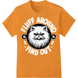 Fiercely Adorable Cat Portrait Heat Transfer | Halloween - SUPERDTF - DTF Prints - DTF Transfers - Custom DTF Prints