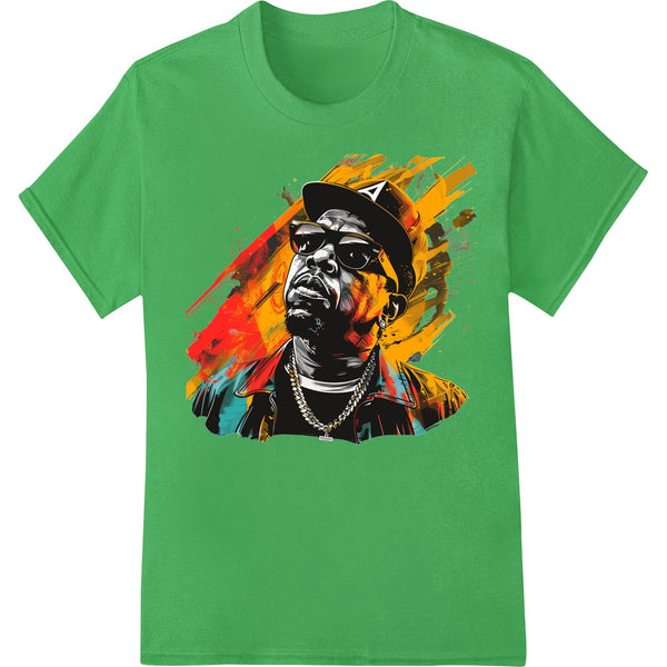 Fiery Abstract Portrait - Vivid Colors, Edgy Urban Style - SUPERDTF - DTF Prints - DTF Transfers - Custom DTF Prints