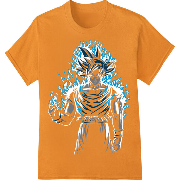 Fiery Anime Warrior - Super DTF Print Heat Transfer - SUPERDTF - DTF Prints - DTF Transfers - Custom DTF Prints