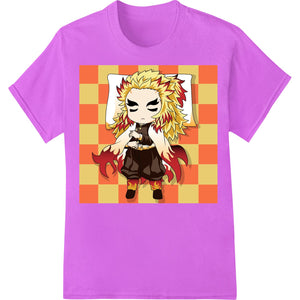 Fiery Chibi Anime Character Heat Transfer for Halloween - SUPERDTF - DTF Prints - DTF Transfers - Custom DTF Prints