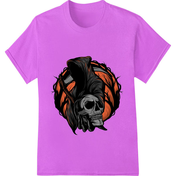 Fiery Skull: Edgy Halloween DTF Print from Super DTF - SUPERDTF - DTF Prints - DTF Transfers - Custom DTF Prints