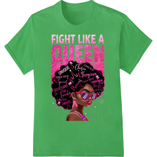 Fight Like a Queen: Fierce Birthday Print Heat Transfer - SUPERDTF - DTF Prints - DTF Transfers - Custom DTF Prints