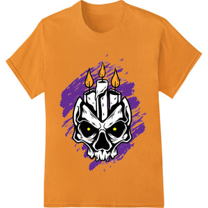 Flaming Skull: Edgy Halloween Look with Super DTF Prints - SUPERDTF - DTF Prints - DTF Transfers - Custom DTF Prints