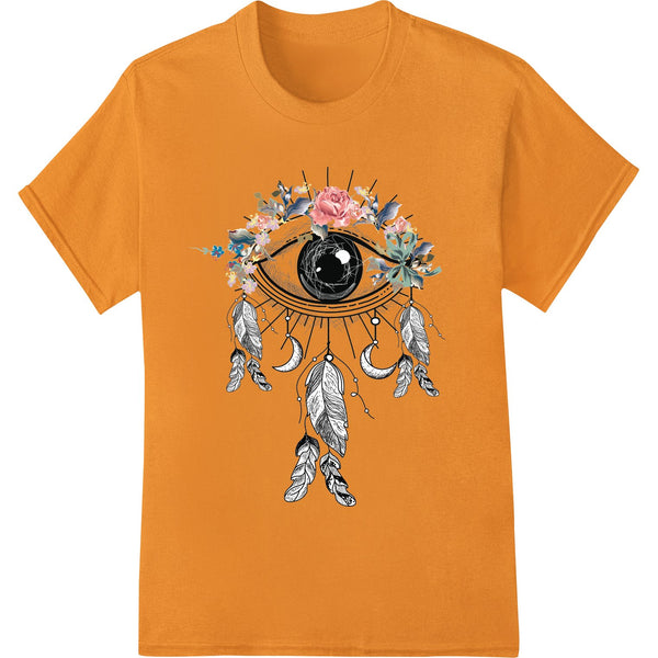 Floral Dreamcatcher Eye: Mystical DTF Print Heat Transfer - SUPERDTF - DTF Prints - DTF Transfers - Custom DTF Prints