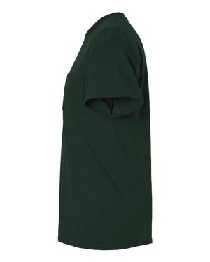 Gildan 8300 Forest Green direct side