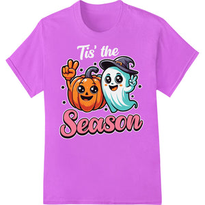 Friendly Halloween Ghost & Pumpkin - Cute Kids Design - SUPERDTF - DTF Prints - DTF Transfers - Custom DTF Prints