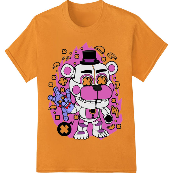 Funtime Freddy Rocks! Vivid FNAF Heat Transfer Print - SUPERDTF - DTF Prints - DTF Transfers - Custom DTF Prints