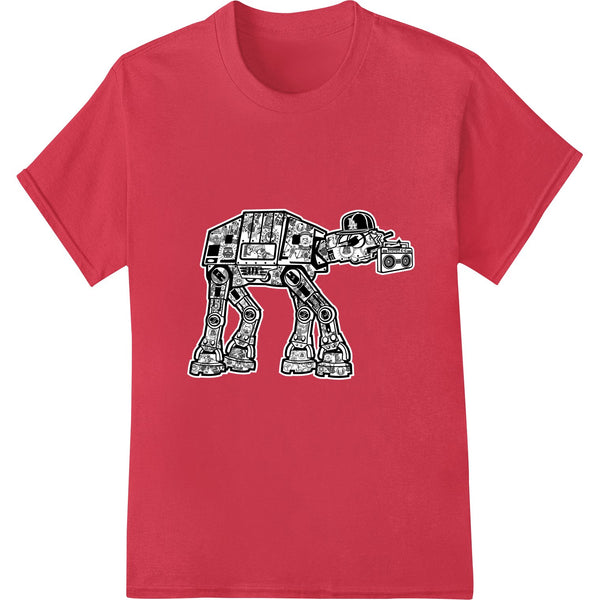 Futuristic AT - AT Robot Walker Mech Sci - Fi Line Art - SUPERDTF - DTF Prints - DTF Transfers - Custom DTF Prints