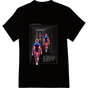 Futuristic Figures: Avant - Garde DTF Print Heat Transfer - SUPERDTF - DTF Prints - DTF Transfers - Custom DTF Prints