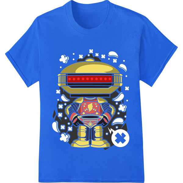 Futuristic Robot DTF Print Heat Transfer | Bold Sci - Fi Design - SUPERDTF - DTF Prints - DTF Transfers - Custom DTF Prints