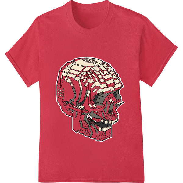 Geometric Skull DTF Heat Transfer - Edgy Abstract Design - SUPERDTF - DTF Prints - DTF Transfers - Custom DTF Prints