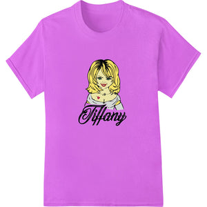 Glamorous Blonde 'Tiffany' Portrait DTF Print Heat Transfer - SUPERDTF - DTF Prints - DTF Transfers - Custom DTF Prints