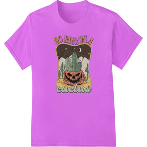 Go Bats on a Cactus: Spooky Halloween DTF Print Design - SUPERDTF - DTF Prints - DTF Transfers - Custom DTF Prints