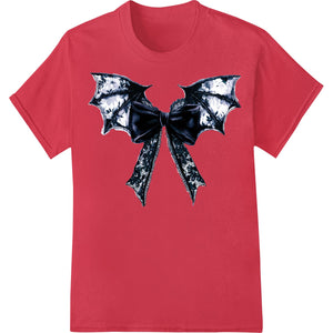 Gothic Bat Wing Bow - Edgy, Mysterious DTF Print Transfer - SUPERDTF - DTF Prints - DTF Transfers - Custom DTF Prints