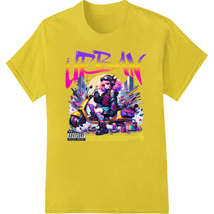 Graffiti Girl: Cyberpunk Urban DTF Print Heat Transfer - SUPERDTF - DTF Prints - DTF Transfers - Custom DTF Prints