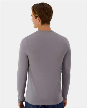Hanes 484L Graphite model back