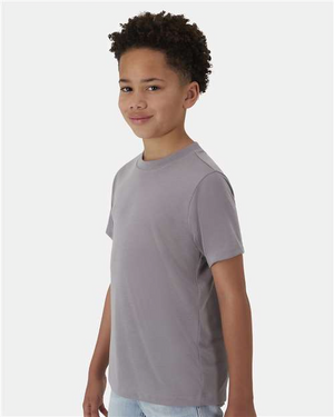 Hanes 484Y Graphite model side