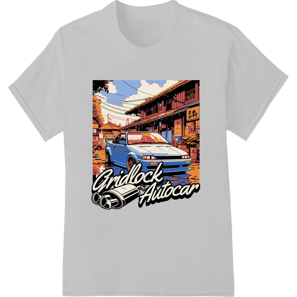 Gridlock Autocar: Retro Urban Automotive Style Heat Transfer - SUPERDTF - DTF Prints - DTF Transfers - Custom DTF Prints