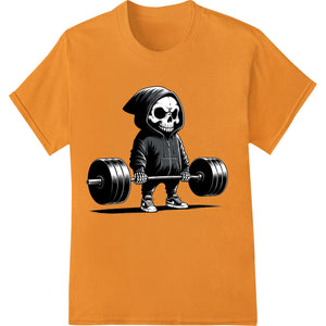 Grim Reaper Skull Weightlifting Halloween DTF Print - SUPERDTF - DTF Prints - DTF Transfers - Custom DTF Prints