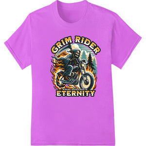 Grim Rider Eternity: Where Speed Meets the Reaper - SUPERDTF - DTF Prints - DTF Transfers - Custom DTF Prints