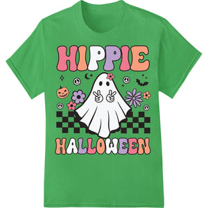 Groovy Ghost: Hippie Halloween Vibes for Spooky Season - SUPERDTF - DTF Prints - DTF Transfers - Custom DTF Prints