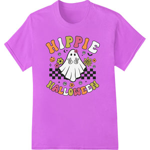 Groovy Ghost: Retro Hippie Halloween DTF Print - SUPERDTF - DTF Prints - DTF Transfers - Custom DTF Prints