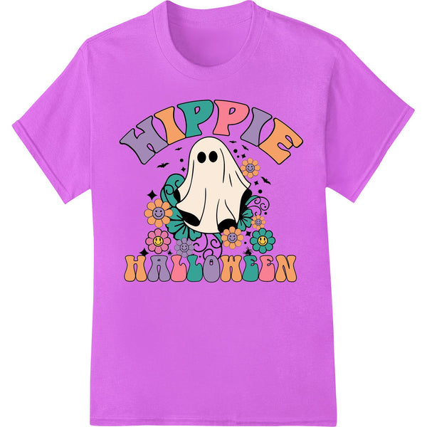 Groovy Ghoul: Retro Halloween Hippie Ghost DTF Print - SUPERDTF - DTF Prints - DTF Transfers - Custom DTF Prints