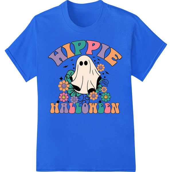 Groovy Halloween Hippie Ghost DTF Print Heat Transfer - SUPERDTF - DTF Prints - DTF Transfers - Custom DTF Prints