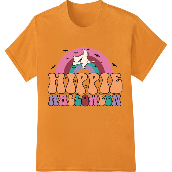 Groovy Hippie Halloween Bats Peace Sign Heat Transfer - SUPERDTF - DTF Prints - DTF Transfers - Custom DTF Prints