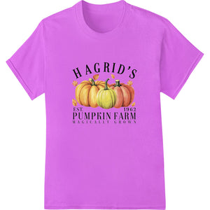 Hagrid's Enchanted Pumpkins: Magically Grown Since 1962 - SUPERDTF - DTF Prints - DTF Transfers - Custom DTF Prints