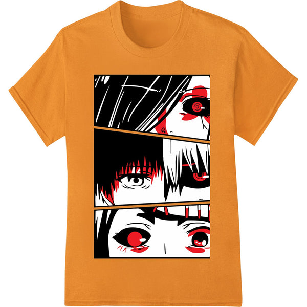 Haunting Anime Eyes - Halloween DTF Print Heat Transfer - SUPERDTF - DTF Prints - DTF Transfers - Custom DTF Prints